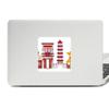 China Architecture Gate Chinese Pattern Decal Vinyl Paster Laptop Sticker PC Decoration view 1