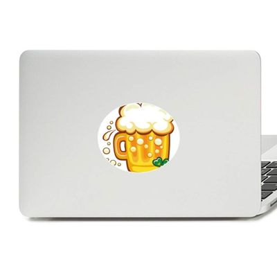 Clover Yellow Beer Ireland St.Patrick's Day Vinyl Emblem Graphic Laptop Sticker Notebook Decal