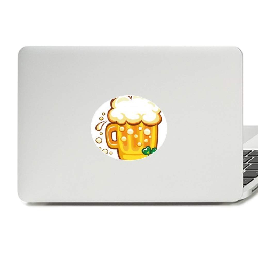 Clover Yellow Beer Ireland St.Patrick's Day Vinyl Emblem Graphic Laptop Sticker Notebook Decal