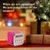 Eboxer Portable Mini Speaker Music Player FM Radio Stereo Speaker Support TF Card and U Disk, Brief Design, Perfect Mini Speaker for Room Bike Car for Phone/Tablet/Computer (Rose Red) view 4