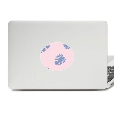 Blue Powder Abstract Plants Art Vinyl Emblem Graphic Laptop Sticker Notebook Decal