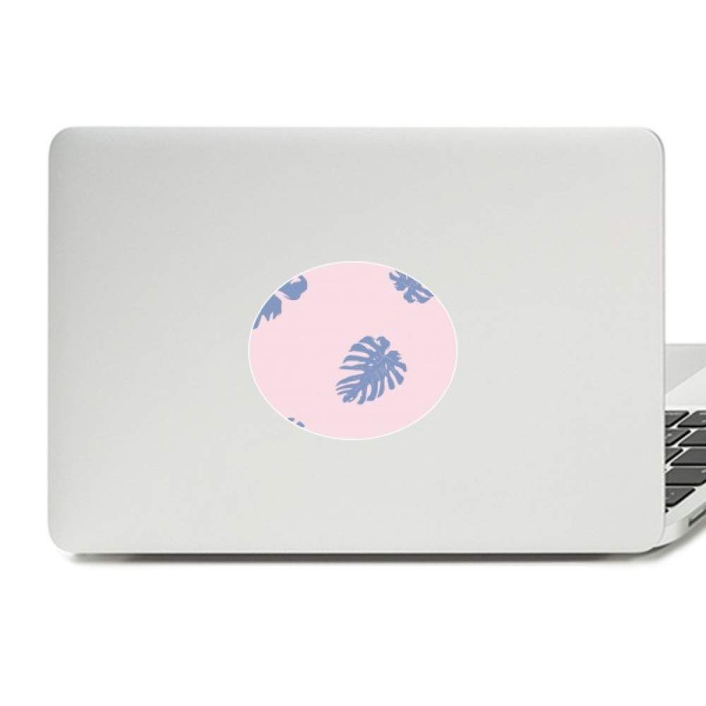 Blue Powder Abstract Plants Art Vinyl Emblem Graphic Laptop Sticker Notebook Decal