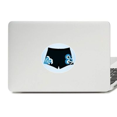 Black Trunks Spray Illustration Pattern Vinyl Emblem Graphic Laptop Sticker Notebook Decal
