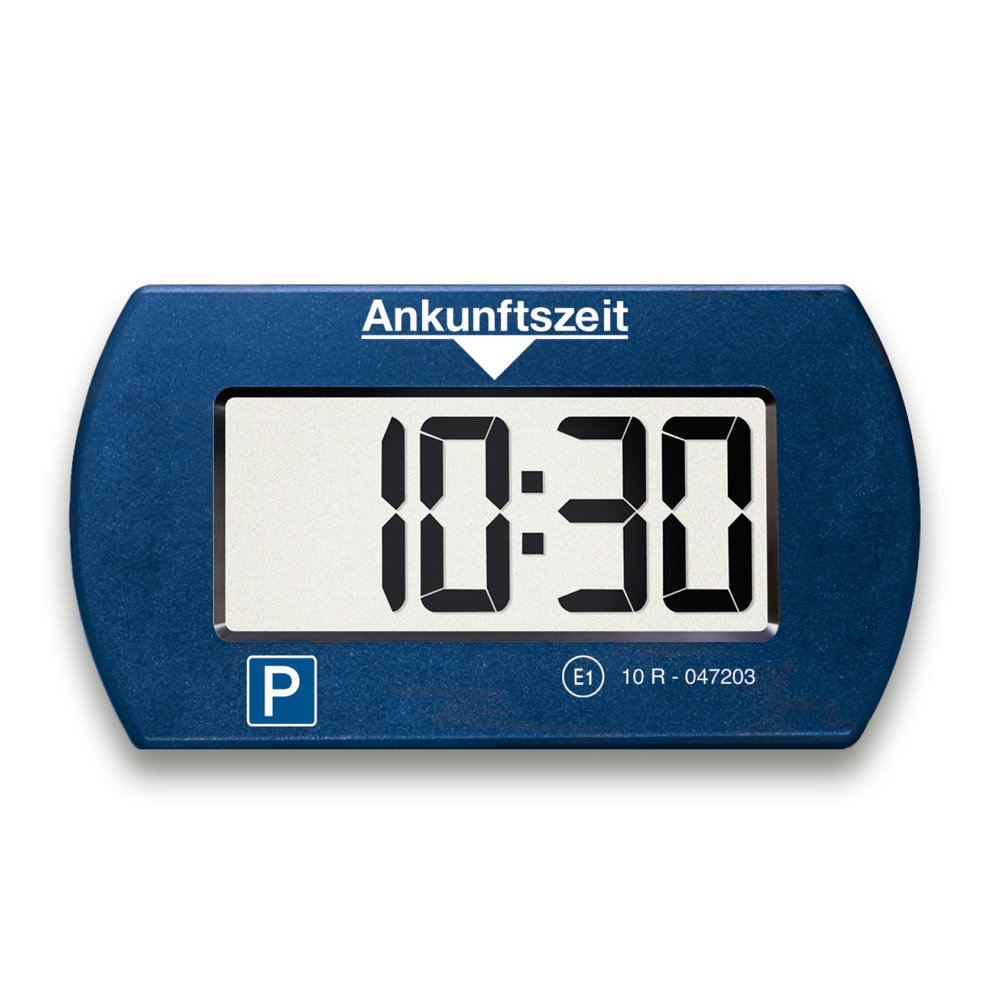 Needit Park Mini Blue Electronic Parking Disc Digital Parking Timer with Official Approval of The Motor Transport Office