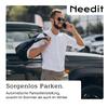Needit Park Mini Blue Electronic Parking Disc Digital Parking Timer with Official Approval of The Motor Transport Office view 3
