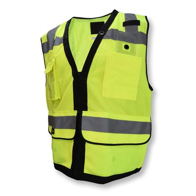 SV59ZT Heavy Duty Surveyor Tether Vest with Zipper