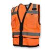 SV59ZT Heavy Duty Surveyor Tether Vest with Zipper