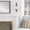 Kate and Laurel Doria Transitional Metal Wall Sconce, 12 x 22, Bronze, Chic Sconce and Candle Holder for Wall view 2