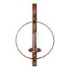 Kate and Laurel Doria Transitional Metal Wall Sconce, 12 x 22, Bronze, Chic Sconce and Candle Holder for Wall view 3