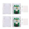 2Pcs RJ45 Mount Box Cat6 Single Port Desktop Information Network Junction Boxes Built in Screws for Communication Socket Connection view 3