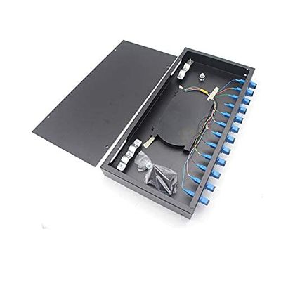 12-24 core SC/FC/ST/LC Rack Mount Splicing Fiber Optic Patch Panel (24 core, FC)