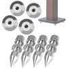 4 Pcs Speaker Spike Isolation Spikes Stand Foot HiFi Speaker Shockproof Cone Base Pads for Speaker Frame, Amplifier, CD DVD Player,Anti-Scratches,0.43 * 2.36" view 2