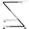 AKRacing Sierra Gaming Desk Large White Surface, Sturdy Metal Frame, Cable Management, and XL Gaming Mousepad Included, (AK-Sierra) view 4