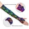 WELLDAY Mermaid Scales Gardening Sleeves with Thumb Hole Farm Sun Protection Arm Sleeves for Women Men view 3