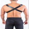 X back Harness, H front harness, men's harness x, brutal harness, Leather chest harness, men's harness, BDSM leather view 2