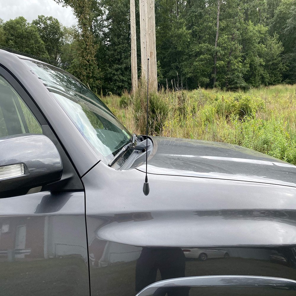 15" Stainless Black Antenna MAST for Toyota 4Runner 2010-2017