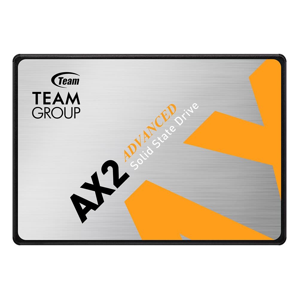 TEAMGROUP AX2 512GB 3D NAND TLC 2.5 Inch SATA III Internal Solid State Drive SSD (Read Speed up to 530 MB/s) Compatible with Laptop & PC Desktop T253A3512G0C101
