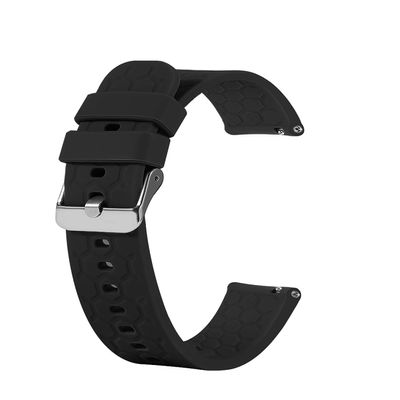 TenCloud Band Compatible with Garmin Approach S50 S44 S40 S12 Silicone Straps Sport Wristbands (Black)