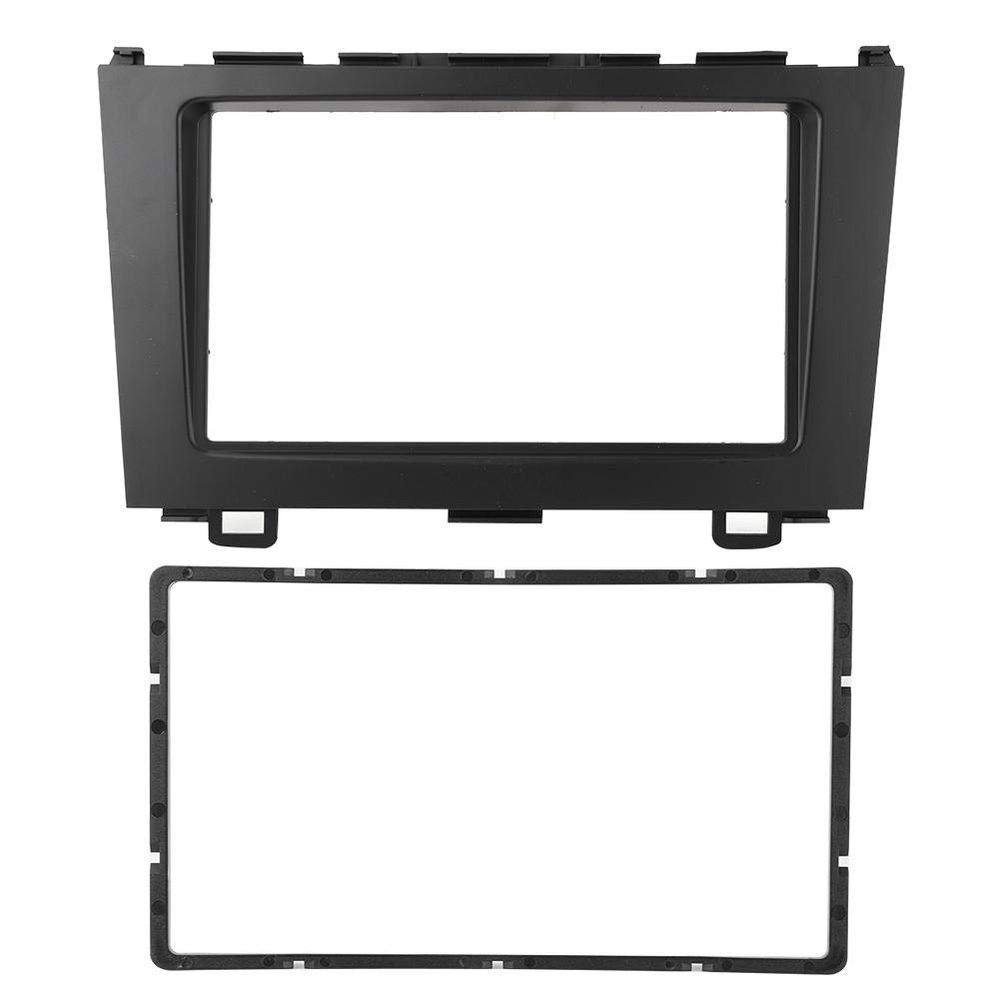 Tbest Radio Dash Kit,DVD Navigation Modified Frame, Car DVD Stereo Radio Fascia Dash Panel 2 Din Frame Trim Kit Fit for CRV 07 10