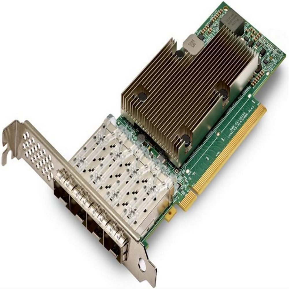 Broadcom NetXtreme E-Series P425G - Adaptateur rseau - PCIe 4.0 x16 profil bas - 10/25 Gigabit SFP28 x 4