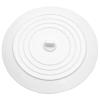 balacoo Silicone Sink Stopper Bath Sink Plug and Tub Drain Plug for Kitchen Bathroom and Laundry Flat Drain Cover with Strong Suction 5.90 inch White view 1