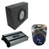 Harmony Audio Universal Regular Standard Cab Truck-Bundle A102 Single 10" Sub Box & HA-A800.1 view 1