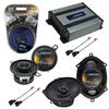 Harmony Audio HA-R68 Compatible with Dodge Van (Full Size) 1990-1997 Rhythm Series 5x7 6x8 Replacement 225W Speakers, HA-R35 3.5" Replacement 90W Speakers and HA-A400.4 4-Channel 800W view 1