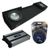 Harmony Audio (2) HA-A102 Subwoofer Dual 10" Sub Box Bundle HA-A800.1 Amp Compatible with 1988-1998 Chevy CK Silverado Extended Cab Truck view 1