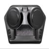 Custom Install Parts Speaker and Stereo Overhead Console Housing Compatible with Golf Cart, UTV, Polaris RZR, Boat, Marine (Empty Console with Double Sided Tape) view 1
