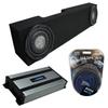 Harmony Audio (2) HA-F104 Subwoofer Dual 10" Sub Box Bundle HA-A800.1 Amp Compatible with 2006-2018 Dodge Ram Mega Cab view 1