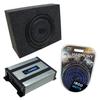 Harmony Audio Universal Regular Standard Cab Truck Kicker Bundle CompVT CVT10 Single 10" Sub Box Enclosure & Harmony HA-A400.1 Amp view 1