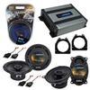 Harmony Audio HA-R65 Compatible with GMC Savana Van 2001-2002 Rhythm Series 6.5 Replacement 300W Speakers, HA-R46 4x6 Replacement 120W Speakers and HA-A400.4 4-Channel 800W Range Speaker or Sub Amp view 1