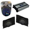 Harmony Audio Compatible with 2010-2015 Chevy Camaro Coupe Rear Side Alpine Bundle Type S S-W10D2 Dual 10" Sub Box Enclosure with Harmony HA-A800.1 Amplifier & 4GA Amp Kit view 1