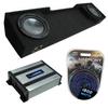 Harmony Audio Compatible with 1988-1998 GMC Sierra Extended Cab Truck Harmony Bundle R104 Dual 10" Sub Box & HA-A400.1 Amp view 1