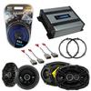 Harmony Audio Kicker DSC65 Compatible with Honda Accord 1998-2002 Bundled with DSC693 Speakers and Harmony HA-A400.4 Amplifier Factory Speaker Replacement Package view 1