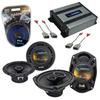 Harmony Audio HA-R69 Compatible with Honda Civic 1996-2000 Bundle with HA-R65 2-Way 100W RMS Speakers HA-727800 Harness (2) Adapter HA-AK8 Install Kit HA-A400.4 400 RMS Amp 3-Way 150W RMS Speakers view 1