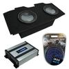 Harmony Audio Compatible with 1993-2002 Chevy Camaro Coupe Harmony Bundle R124 Dual 12" Sub Box Enclosure & HA-A400.1 view 1