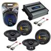 Harmony Audio HA-R65 Compatible with Acura Integra 1986-2001 Bundle with HA-727800 Harness (2) Adapter HA-AK8 Install Kit HA-A400.4 400W RMS 4 Channel Amp 100W RMS Single 4 Ohm 2-Way 6.5" (2) Speakers view 1