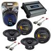 Harmony Audio HA-R65 Compatible with Acura Legend 1986-1989 Bundle with HA-R5 75W RMS Speakers HA-727800 (2) Harness HA-AK8 Install Kit HA-A400.4 400RMS Amp 100W RMS Factory Replacement Speakers view 1