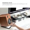 Kanto YU4WALNUT Powered Speakers with Bluetooth and Built-in Phono Preamp | Auto Standby and Startup | Remote Included | 140W Peak Power | Pair | Walnut view 4