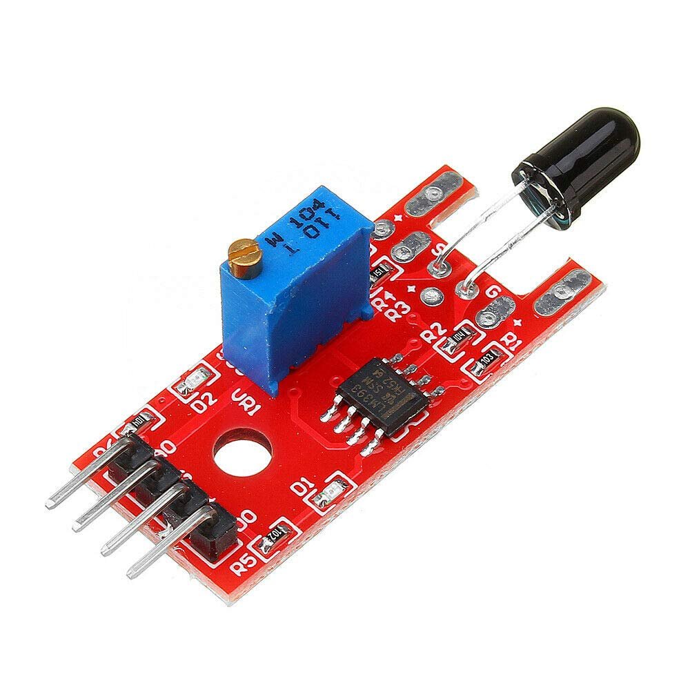 Electronic Components 10pcs KY-026 Flame Sensor Module IR Sensor Detector for Temperature Detecting Fo