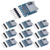 ANMBEST 10PCS Micro SD SDHC TF Card Adapter Reader Module with SPI Interface Level Conversion Chip for Arduino view 1