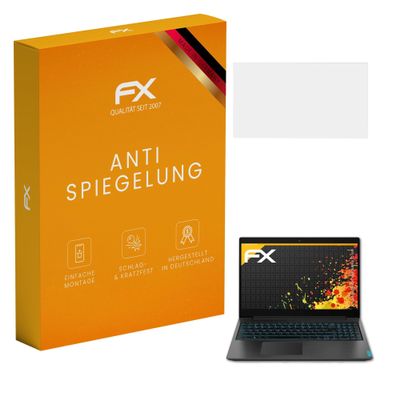atFoliX Screen Protector compatible with Lenovo Idea Pad L340 Gaming 15 Inch Screen Protection Film, anti-reflective and shock-absorbing FX Protector Film (2X)