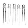 Electronic Components 100Pcs F3 3mm Fast Flash RGB Rainbow Multi Color Light Emitting Diode Round LED view 3