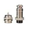 Electronic Components GX20 2 Pin 20mm Male & Female Wire Panel Circular Connector Aviation Socket Plug view 2