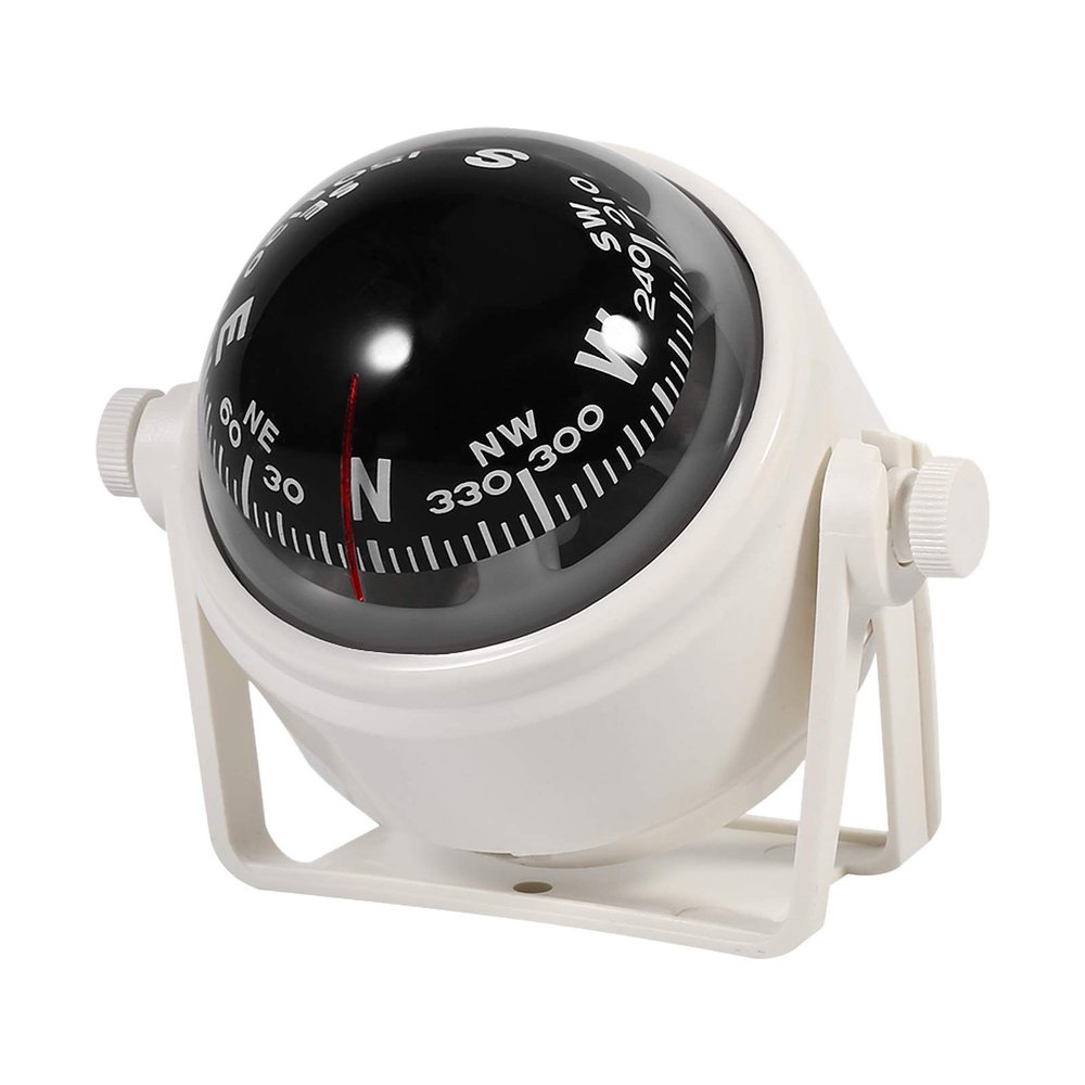 Boat Navigation Navigators, Marine Electronic Navigators Voyager Dashboard Bracket Mount Navigators for Boat Truck(White)