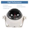 Boat Navigation Navigators, Marine Electronic Navigators Voyager Dashboard Bracket Mount Navigators for Boat Truck(White) view 4