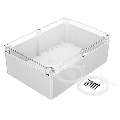 Electronic Components 263x185x95mm DIY Plastic Waterproof Housing Transparent Cover Junction Case Seal