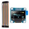 Electronic Components 0.96 Inch OLED I2c IIC LCD Screen Module + F-F Line 12864 128x64 Display view 1