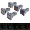 Electronic Components 5pcs Blue 22MM AC 12-500V Voltmeter Square Panel LED Digital Voltage Meter Indic view 2